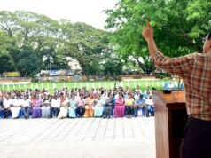 കൊച്ചി കോര്പറേഷന് സ്ഥാനാര്ഥി സംഗമം പാര്ട്ടി അധ്യക്ഷന് സാബു എം ജേക്കബ് ഉത്ഘാടനം ചെയ്തു