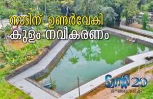 നാടിന് ഉണര്വേകി കുളം നവീകരണം