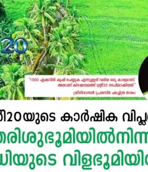 തരിശ്ശ് ഭൂമിയില് നിന്ന് വിളനിലത്തിലേയ്ക്ക്