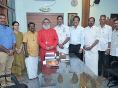 ശ്രേഷ്ഠ ബസേലിയോസ് ജോസഫ് ബാവയുടെ അനുഗ്രഹം സ്വീകരിച്ച് ട്വന്റി20-എൻ.ഡി.എ സ്ഥാനാർഥികൾ