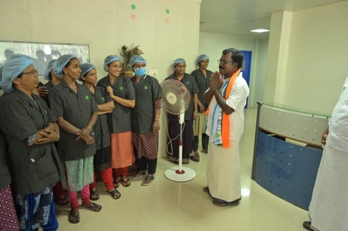 ഹരിത ഫൗണ്ടേഷൻ സന്ദർശിച്ച് ബാബു ദിവാകരൻ