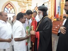 ശ്രേഷ്ഠ ബസോലിയോസ് ജോസഫ് കാത്തോലിക്കാ ബാവയുടെ അനുഗ്രഹം തേടി ട്വന്റി 20-എൻഡിഎ സ്ഥാനാർഥികൾ