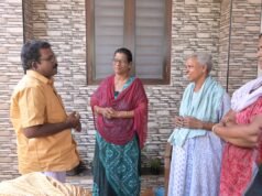 ഭജനമഠം കോളനി സന്ദര്ശിച്ച് ബാബു ദിവാകരന്