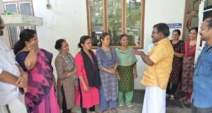 പ്ലാസ്റ്റിക് ഉല്പ്പന്ന നിര്മ്മാണശാല സന്ദര്ശിച്ച് ബാബു ദിവാകരന്