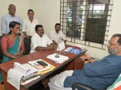 ഓൾഡ് ഏജ് ഹോം സന്ദർശിച്ച് ബാബു ദിവാകരൻ