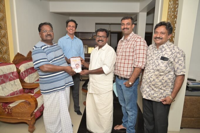 കെ കെ കര്ണ്ണനെ വീട്ടിലെത്തി സന്ദര്ശിച്ച് ബാബു ദിവാകരന്