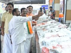 പൂത്തൃക ഗ്രാമപഞ്ചായത്തില് പര്യടനം നടത്തി ബാബു ദിവാകരന്