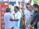 കോലഞ്ചേരി ടൗണിലെ വ്യവസായ സ്ഥാപനങ്ങൾ സന്ദർശിച്ച് വോട്ടഭ്യർത്തിച്ച് ബാബു ദിവാകരൻ.