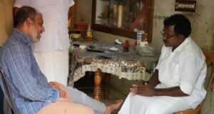 സജികുമാറിനെ വീട്ടിലെത്തി സന്ദര്ശിച്ച് ബാബു ദിവാകരന്