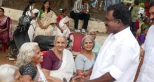 മഴുവന്നൂര് പഞ്ചായത്തില് തെരഞ്ഞെടുപ്പ് പര്യടനം നടത്തി ബാബു ദിവാകരന്